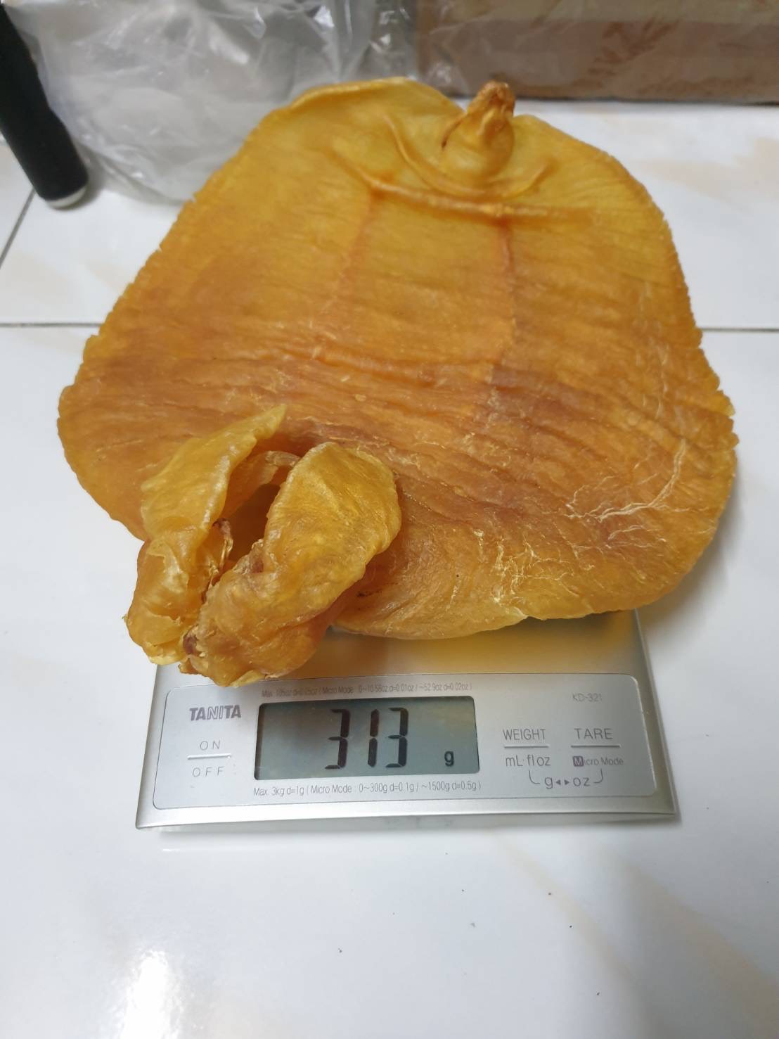 กระเพาะปลาแห้งคุณภาพดี
